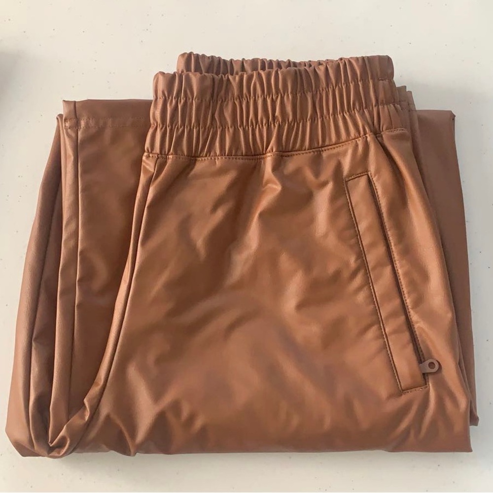 Aerie LUXE Caramel Wide Leg Pants